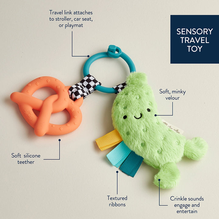 Pickle Itzy Pal Silicone Teether - Itzy Ritzy