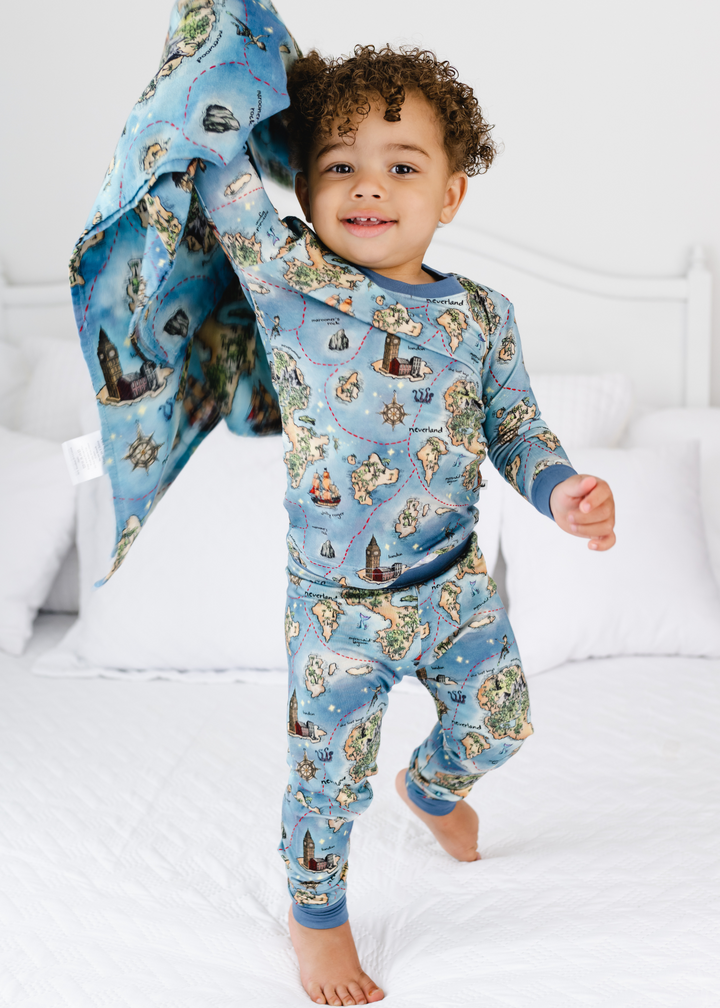 Neverland Map Bamboo Pajama Set