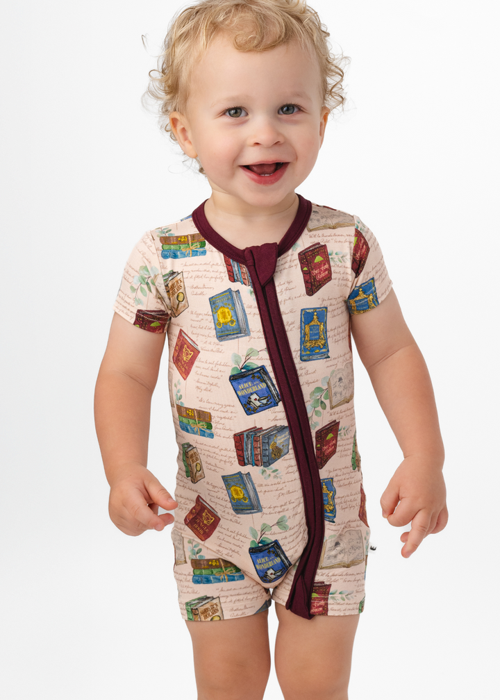 Classic Books Bamboo Shortie Romper