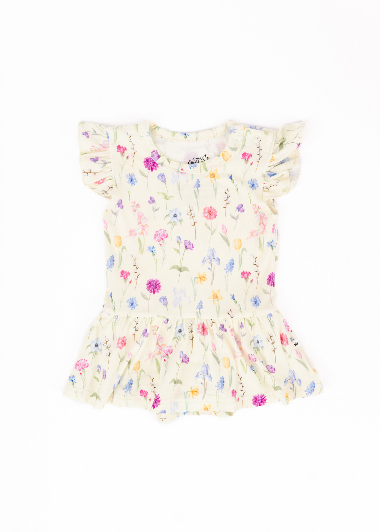 Beautiful Blooms Baby Flutter Dress