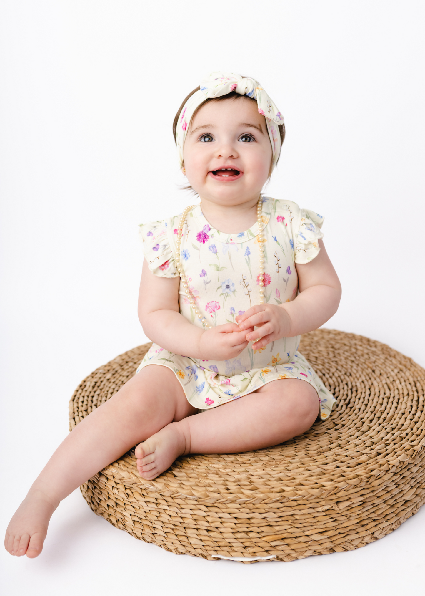 Beautiful Blooms Baby Flutter Dress
