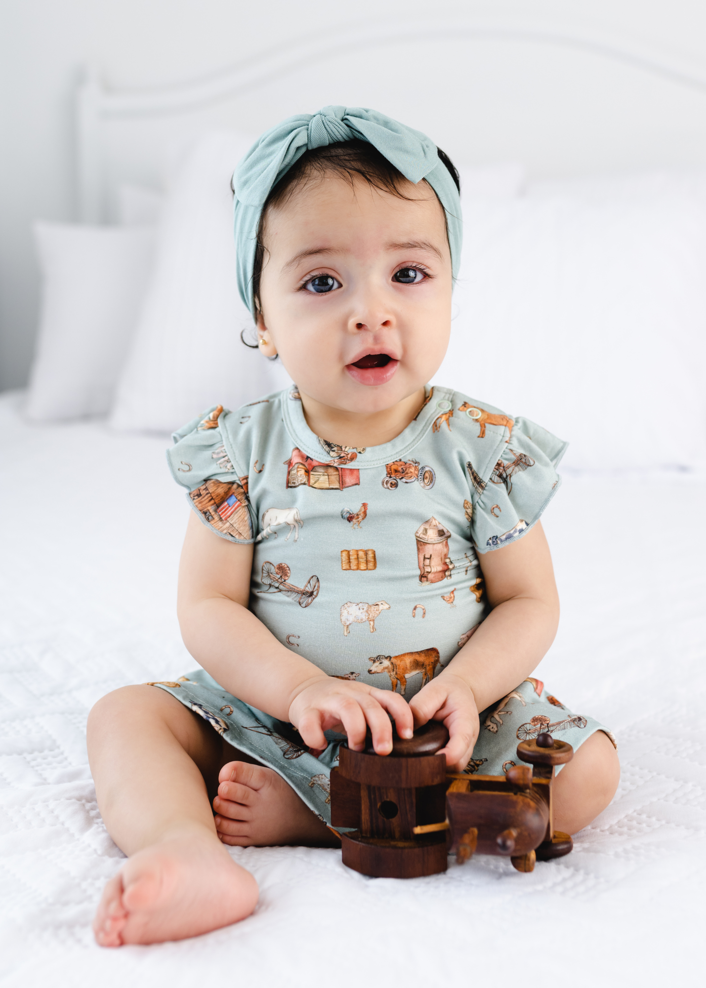 The Farm Baby Flutter Dress