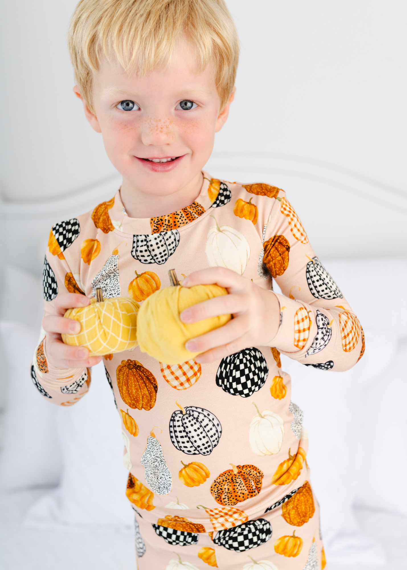 Patterned Pumpkins Jammies