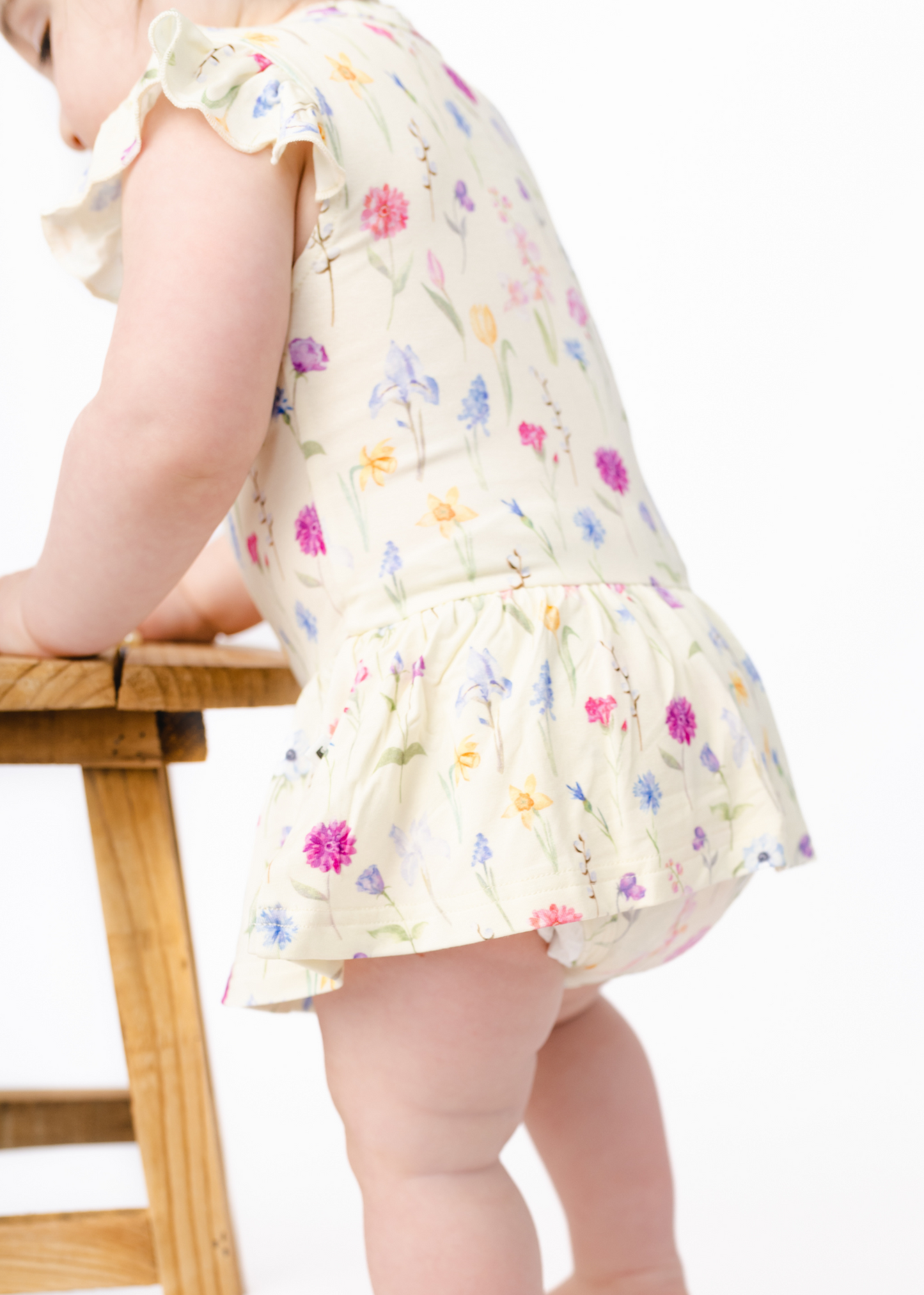 Beautiful Blooms Baby Flutter Dress