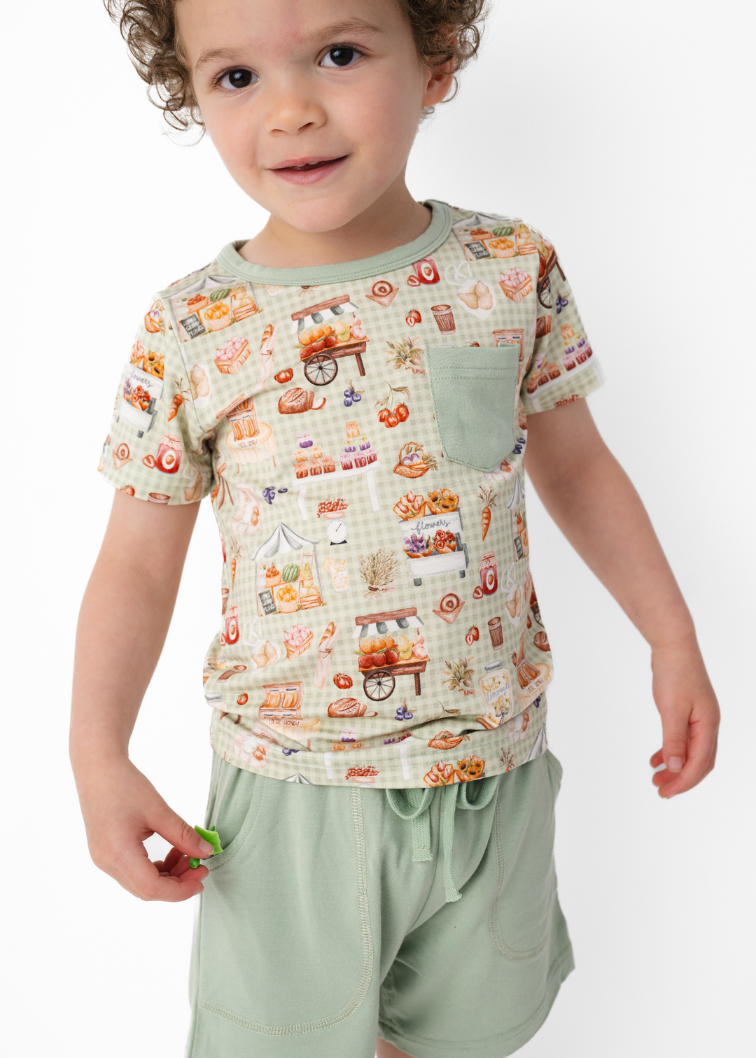 Farmer's Market Pocket Tee & Short Sets