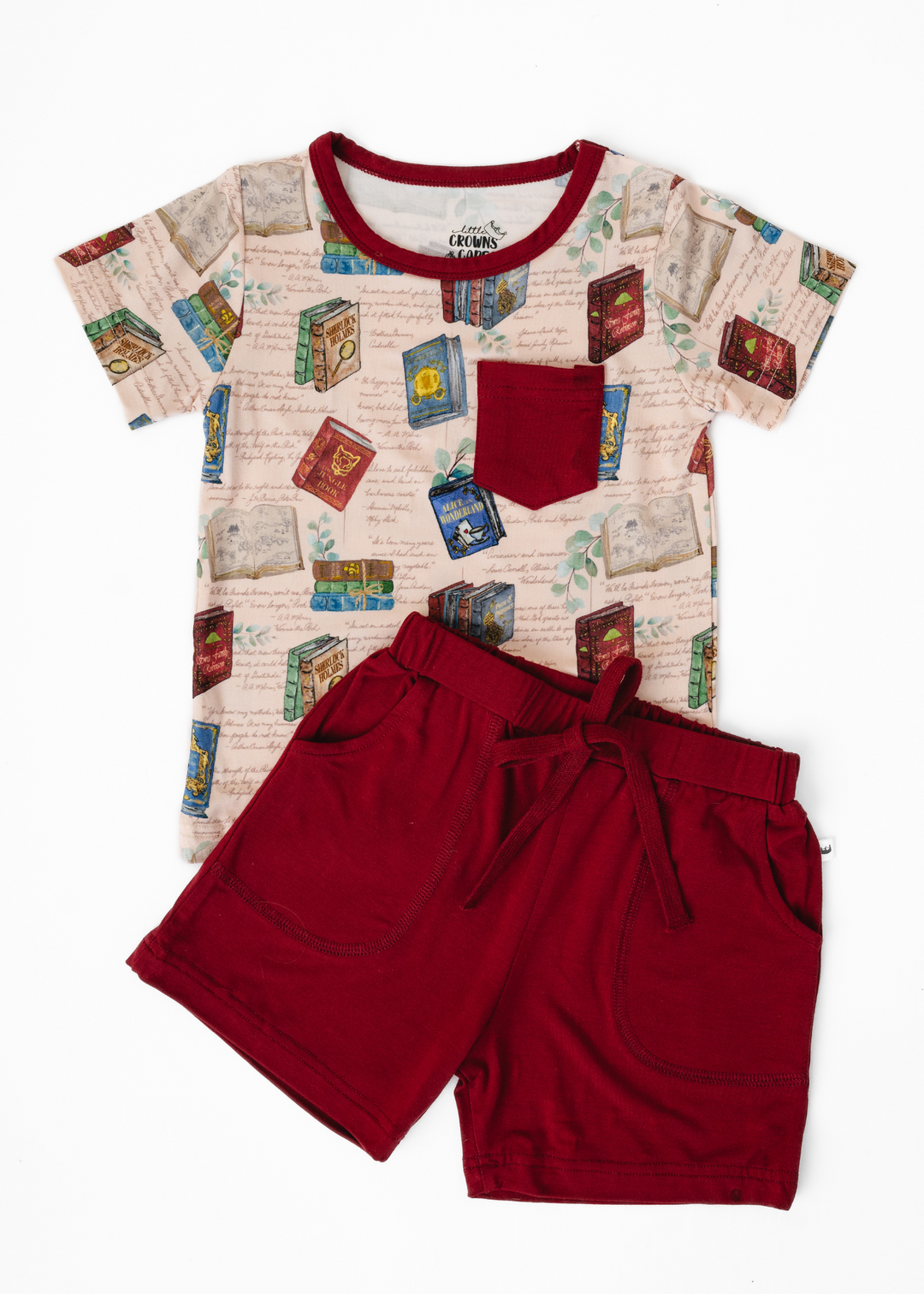 Classic Books Pocket Tee & Short Sets