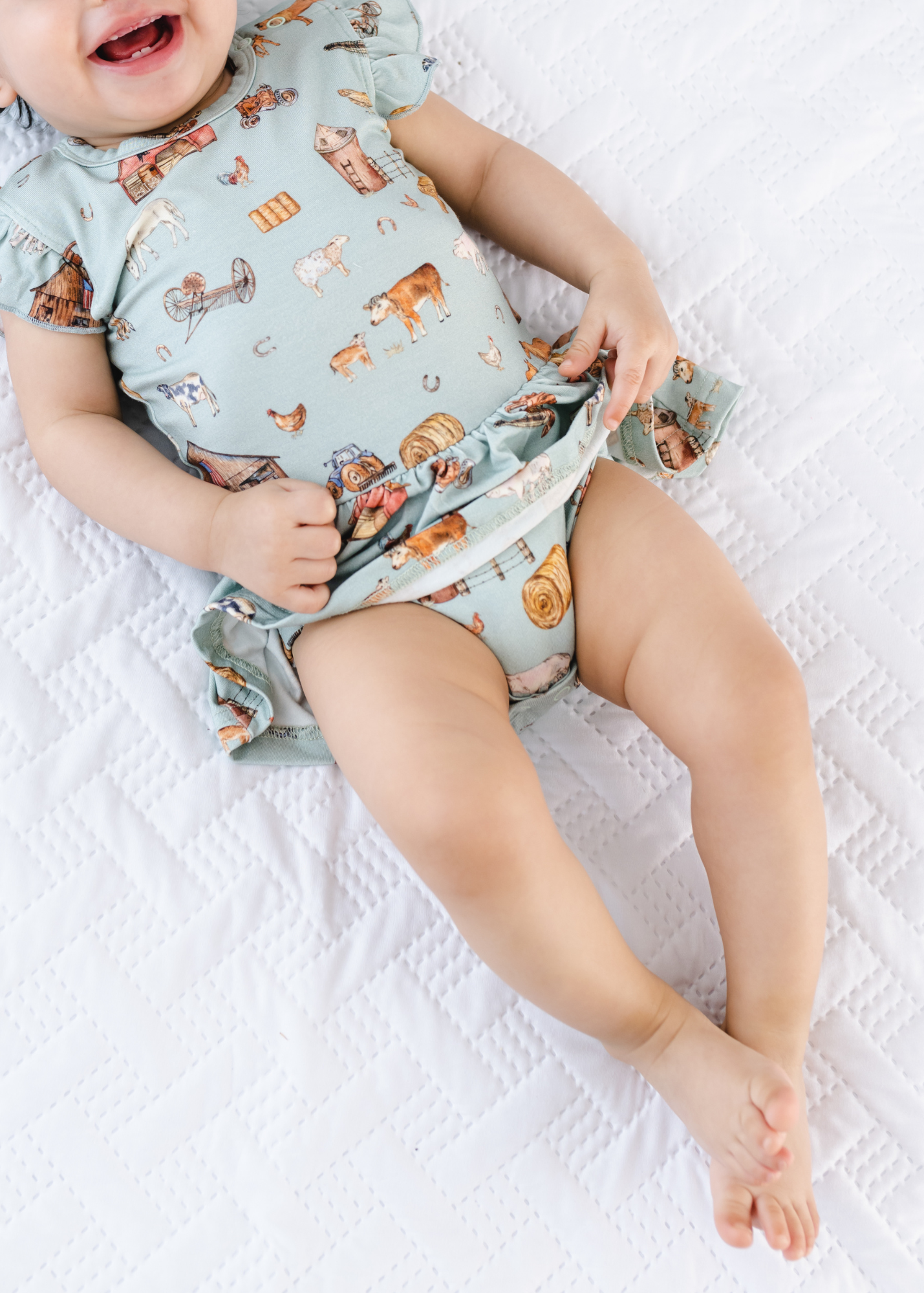 The Farm Baby Flutter Dress