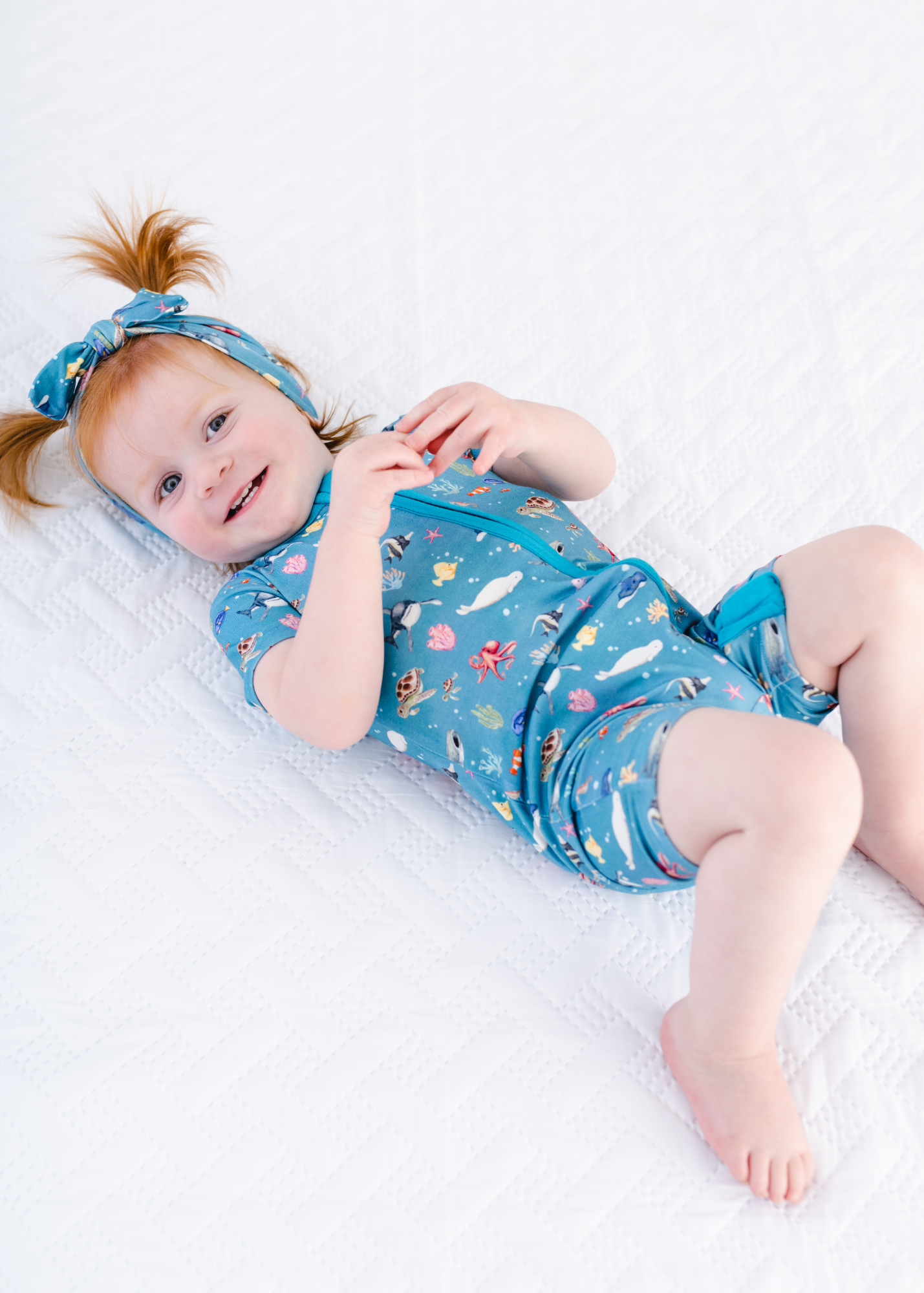 Fish are Friends Shortie Romper