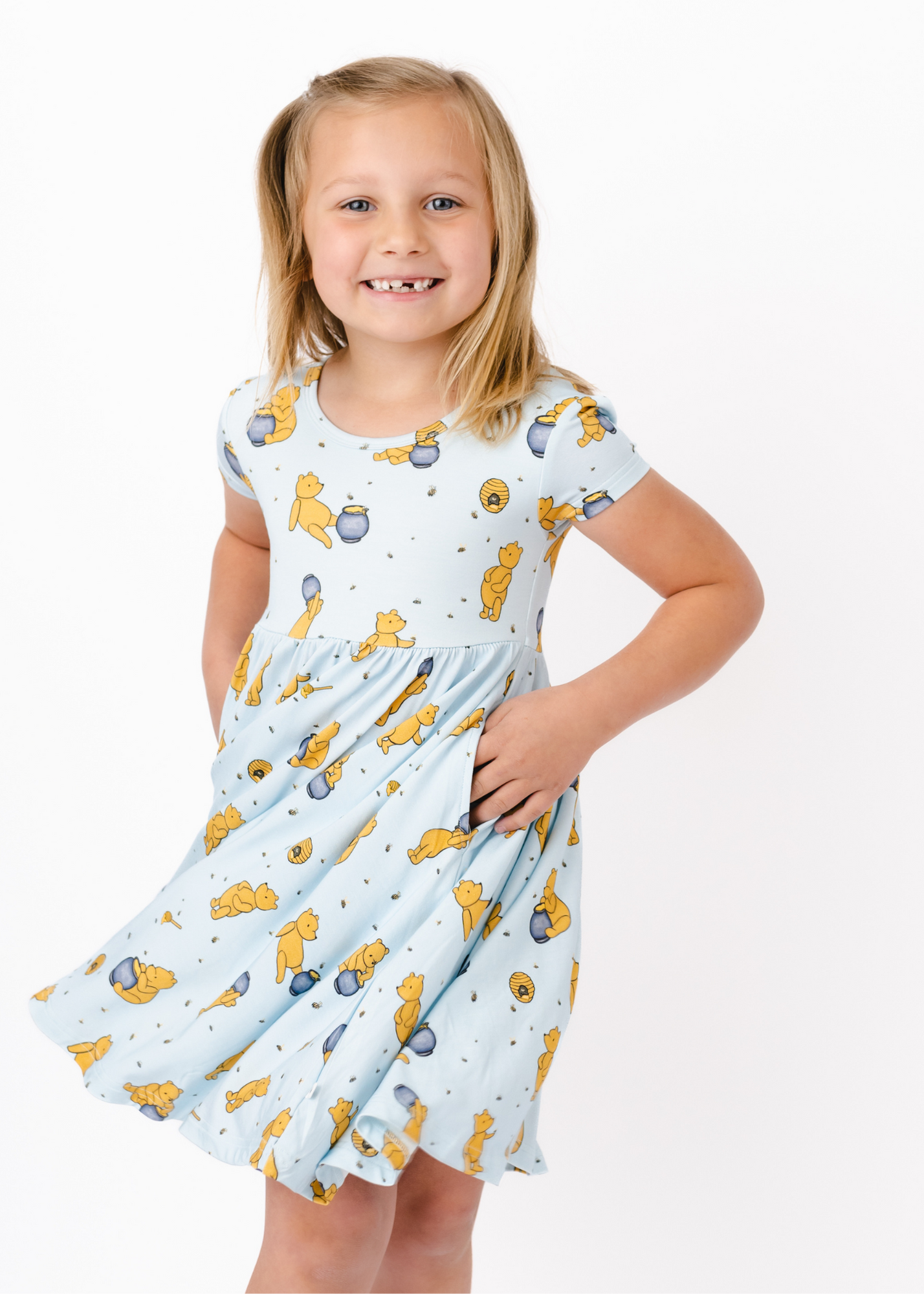 Hunny Pot Blue Twirl Dress