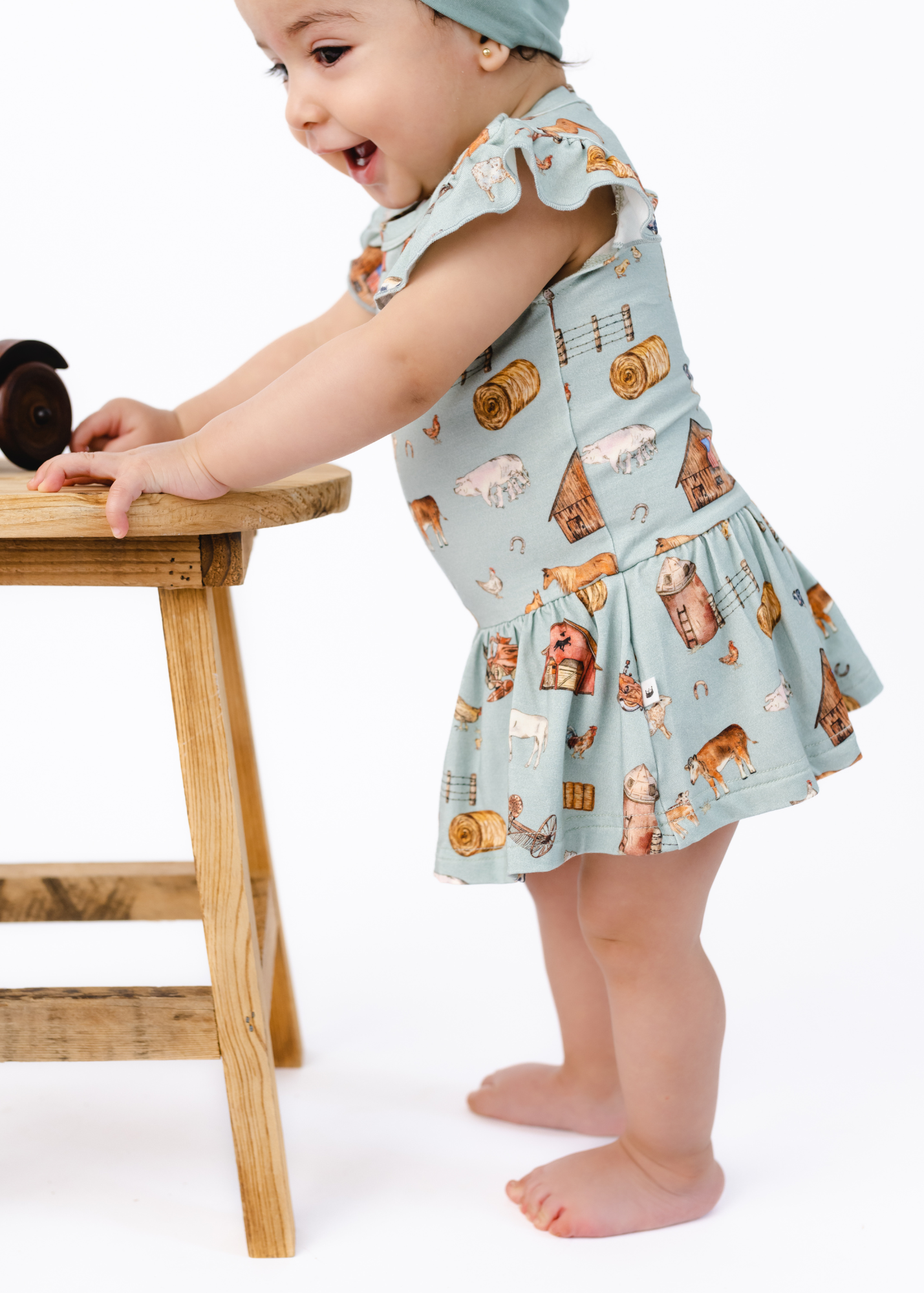 The Farm Baby Flutter Dress