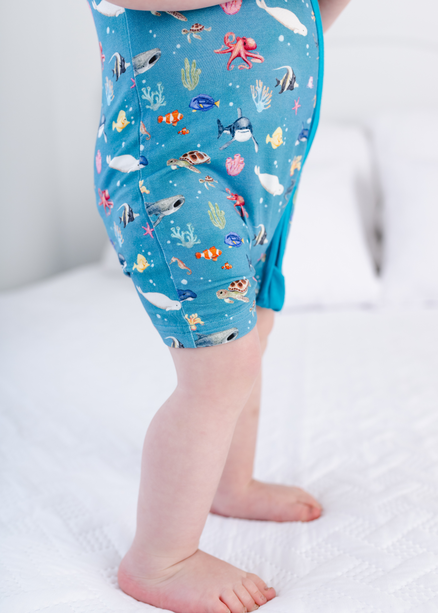 Fish are Friends Shortie Romper