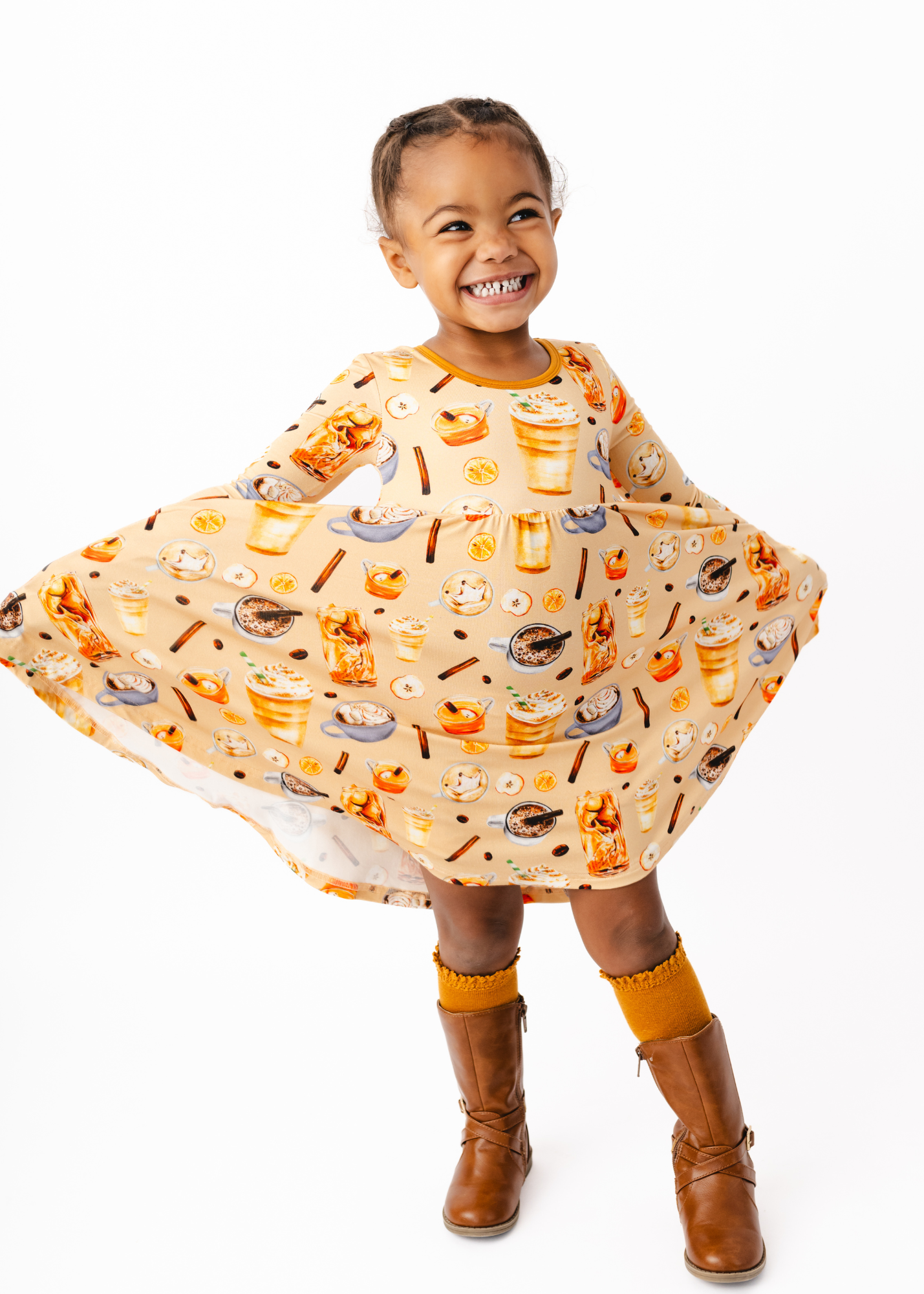Cozy Cups Twirl Dress