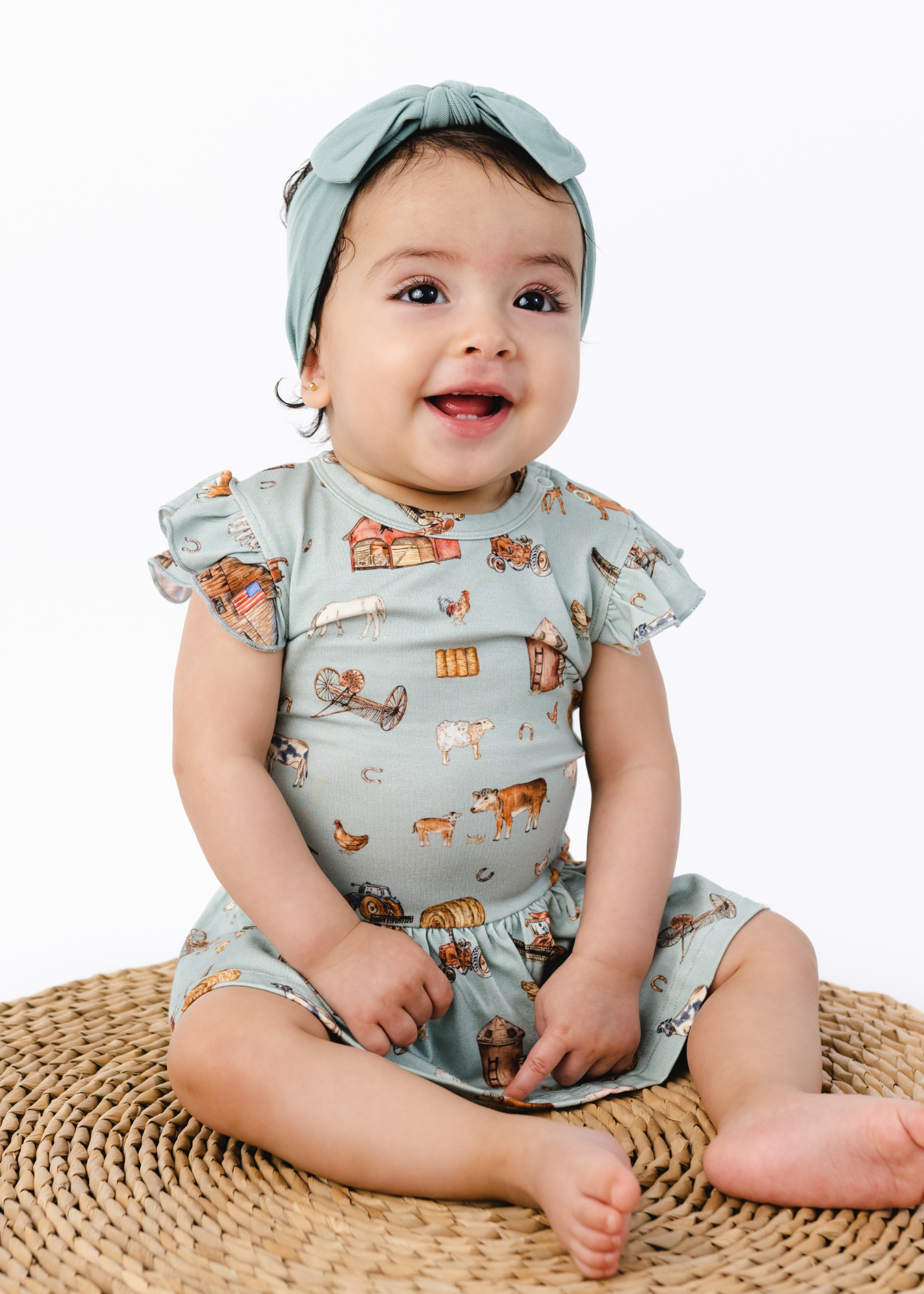 The Farm Baby Flutter Dress