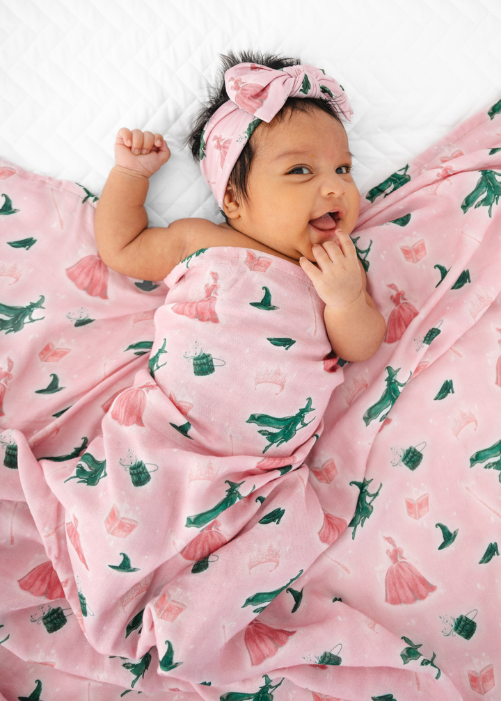 Good Witch Bad Witch Swaddle Blanket