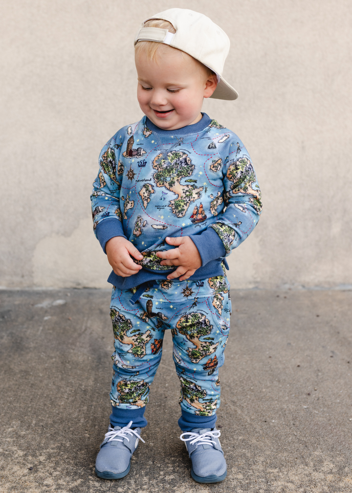 Neverland Map Jogger Set