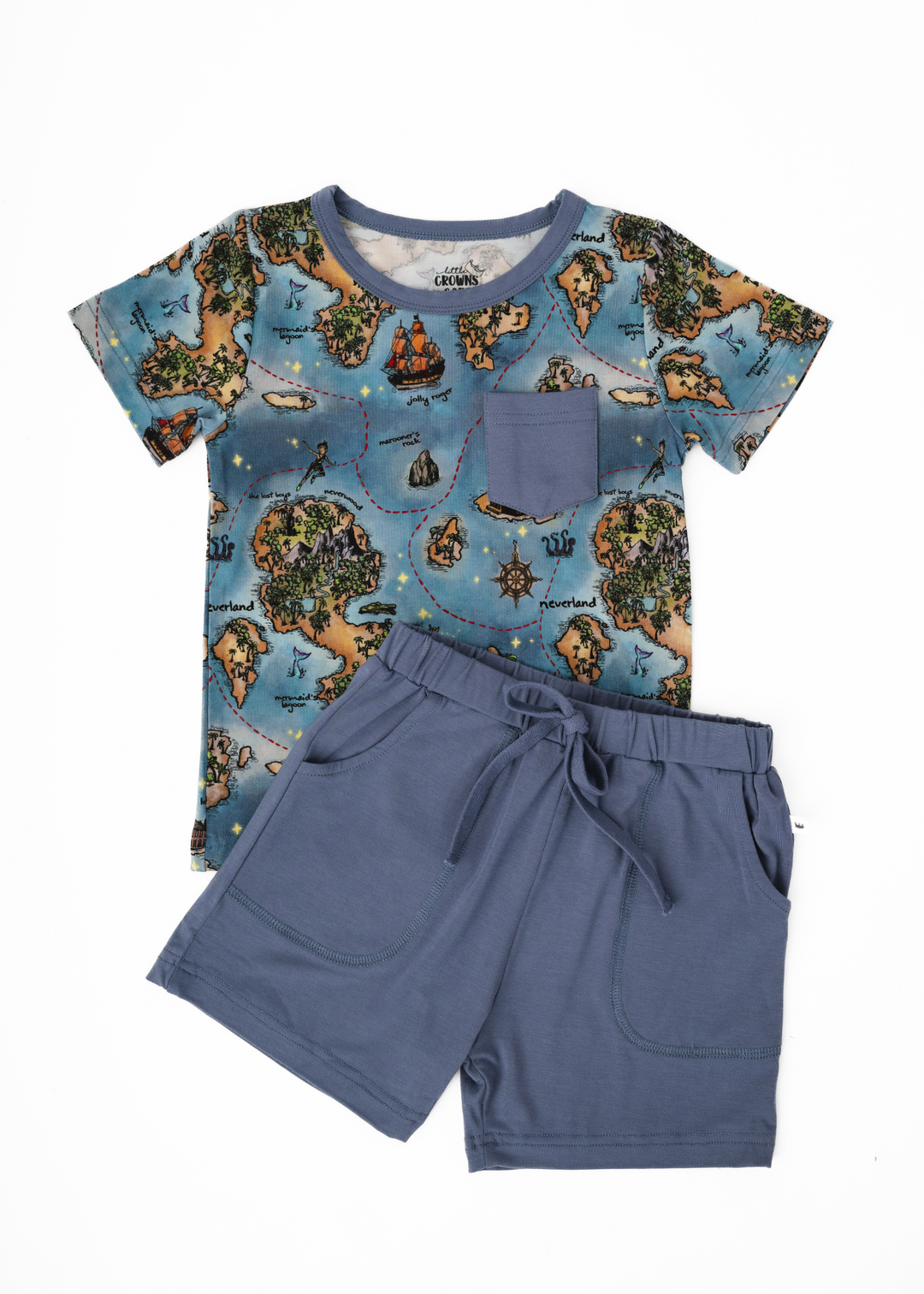 Neverland Pocket Tee & Short Sets