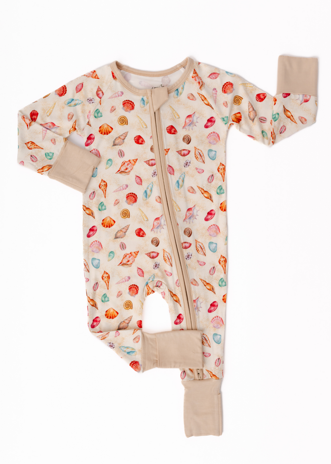Sea Shells Bamboo Zippered Sleeper