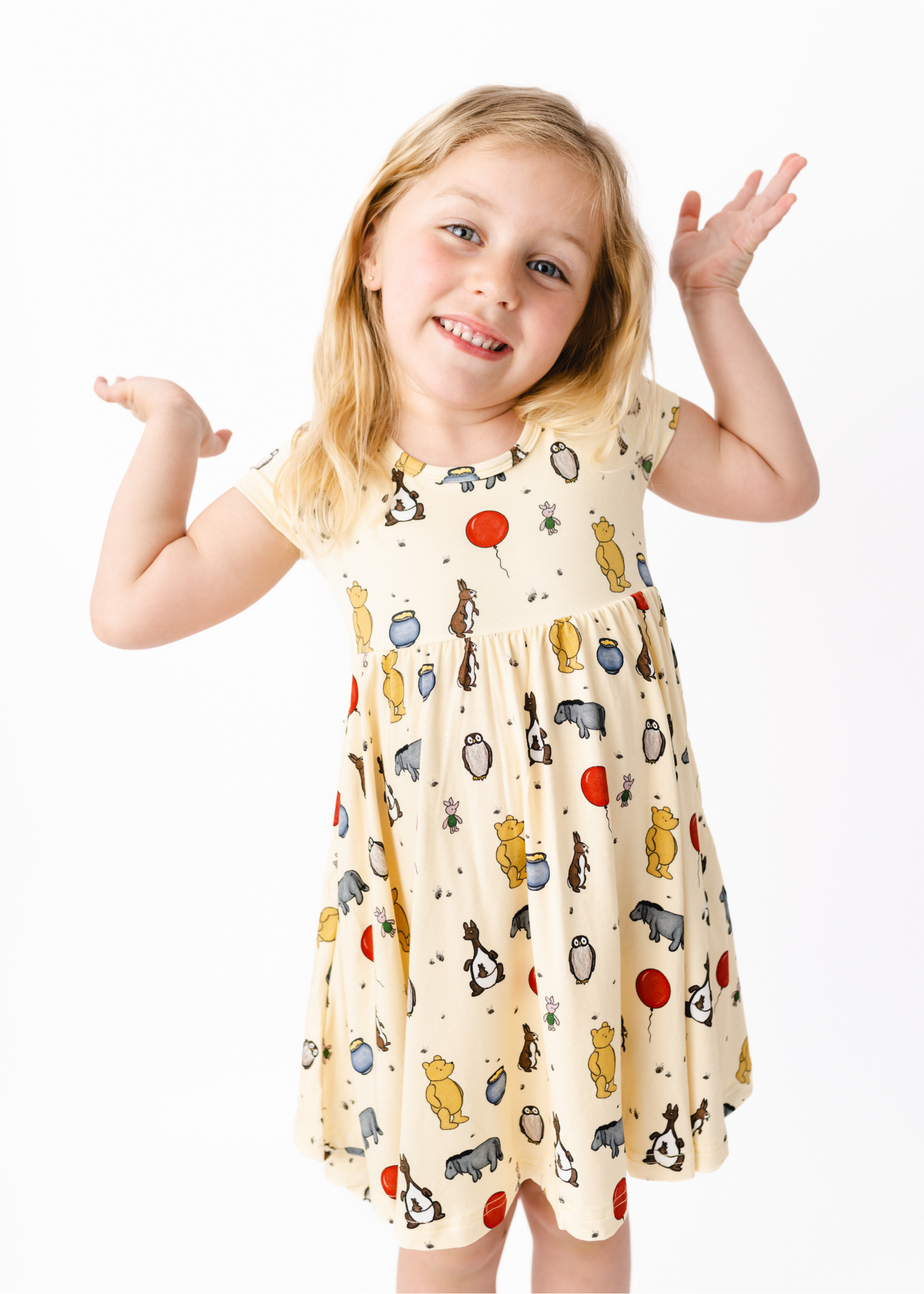 Twirl Dress in Silly Ole Bear