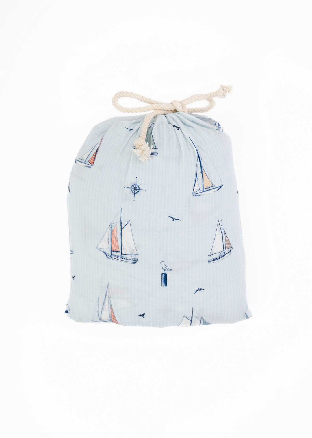 Sailboats Bamboo Crib Sheet