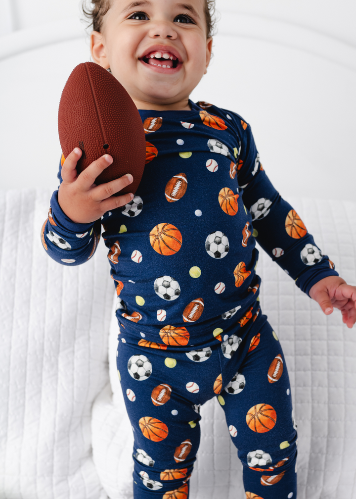 Game Day Sports Bamboo Pajama Set
