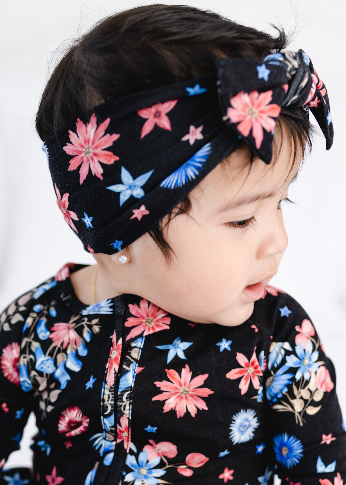 Firework Flowers Hair Bow
