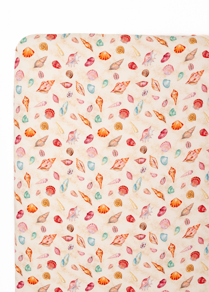 Sea Shells Bamboo Crib Sheet