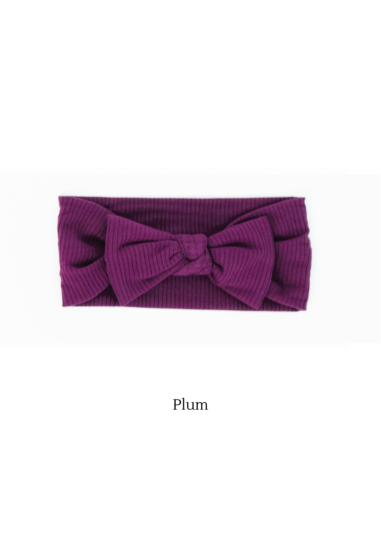 Ribbed Solid Color Bows