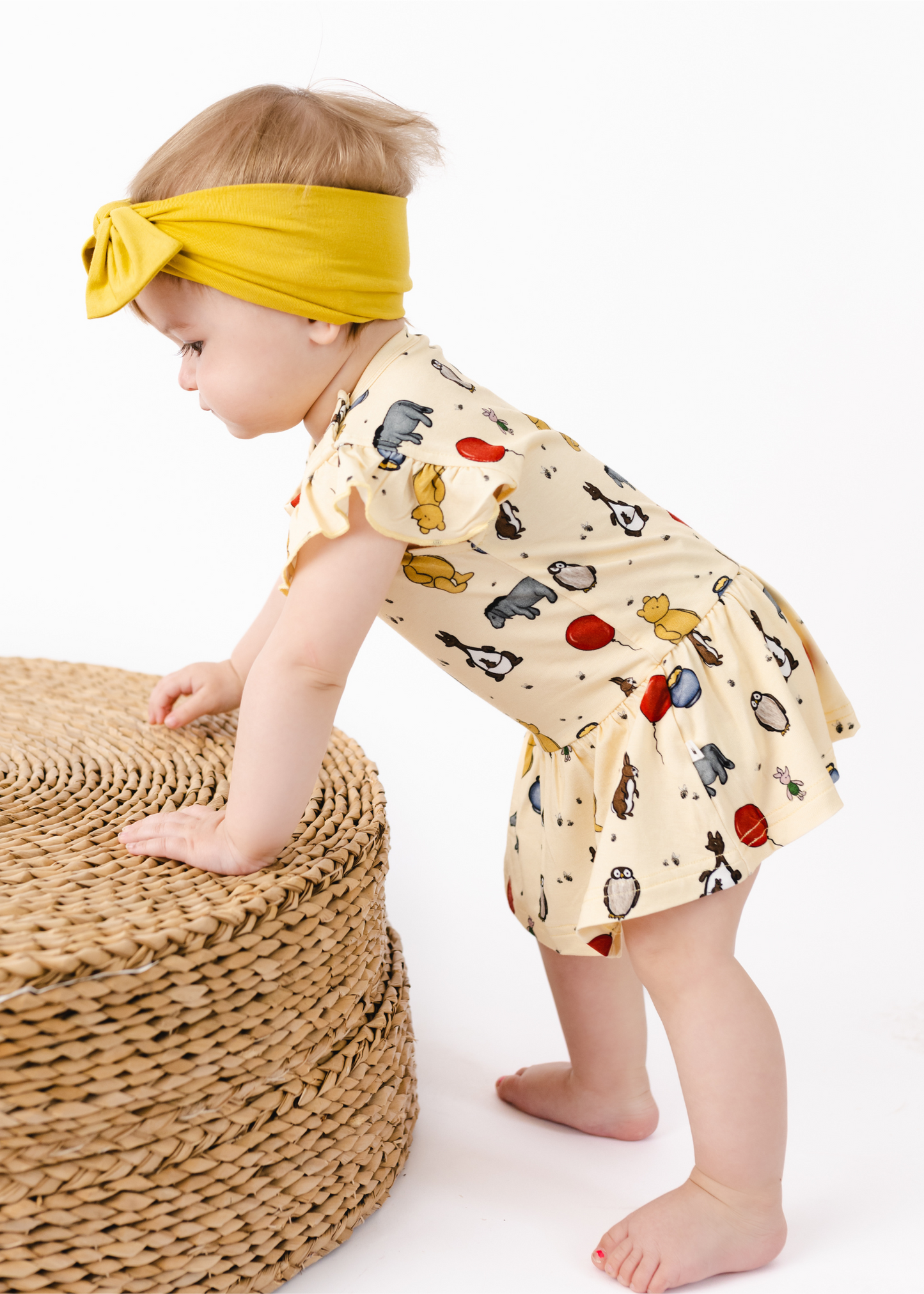 Silly Ole Bear Baby Flutter Dress