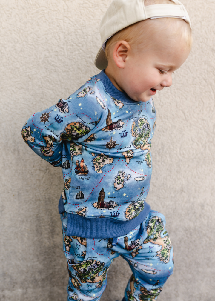 Neverland Map Jogger Set