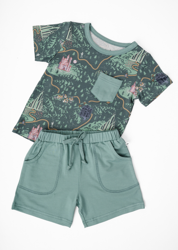 Emerald City Pocket Tee & Short Sets