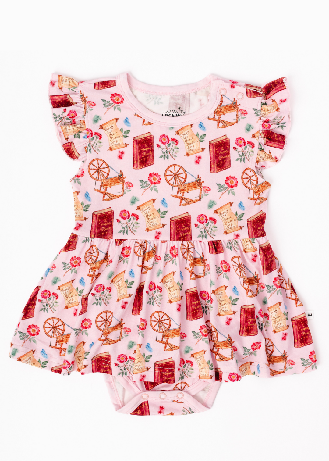 Sleeping Beauty Bamboo Baby Flutter Dress