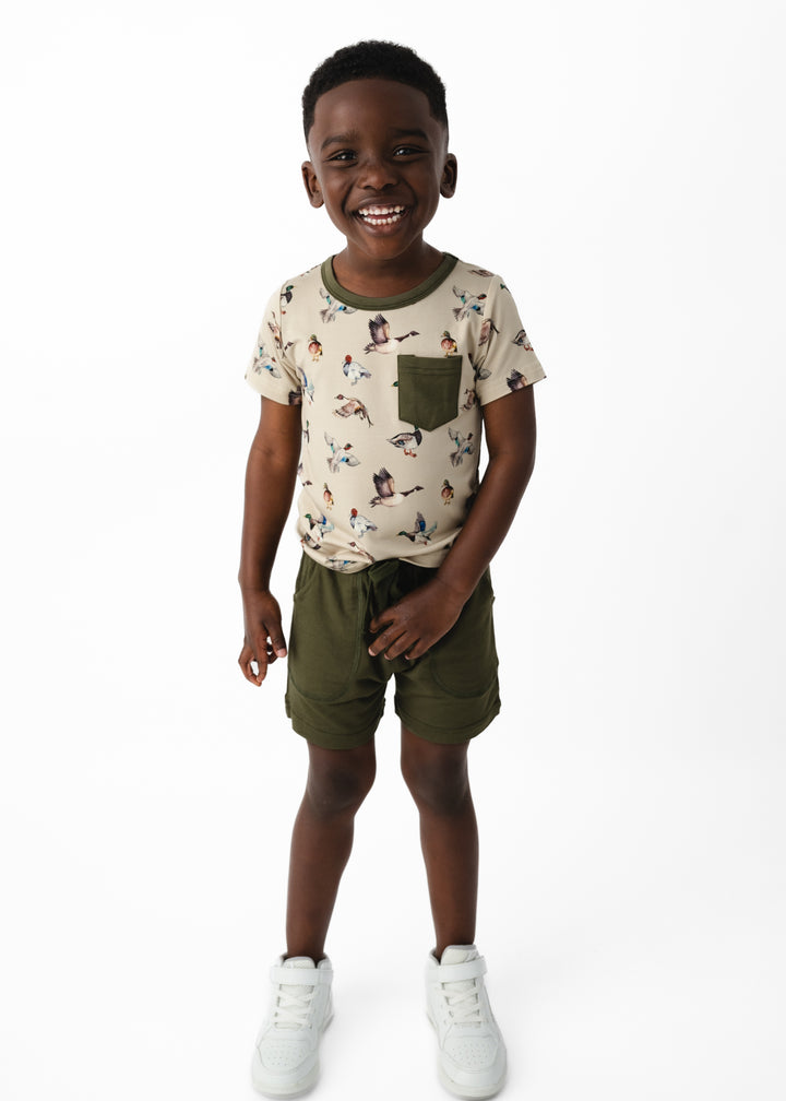 Duck Duck Goose Pocket Tee & Short Sets