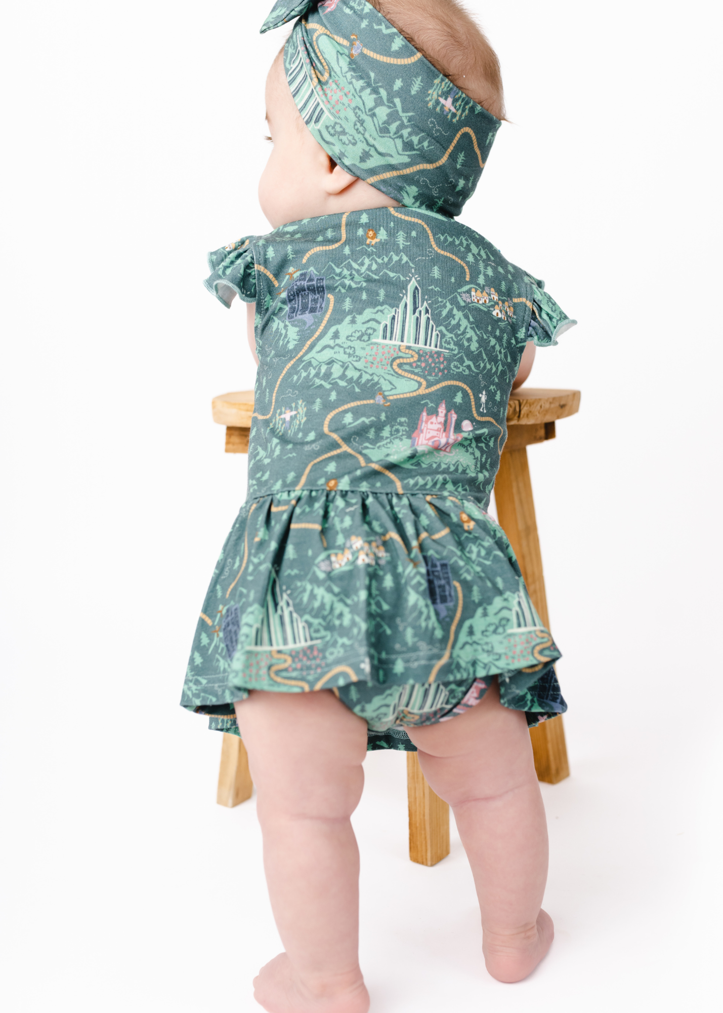 Emerald City Baby Flutter Dress