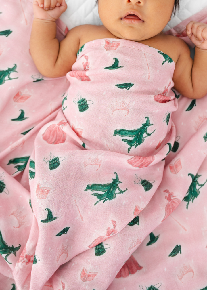 Good Witch Bad Witch Swaddle Blanket