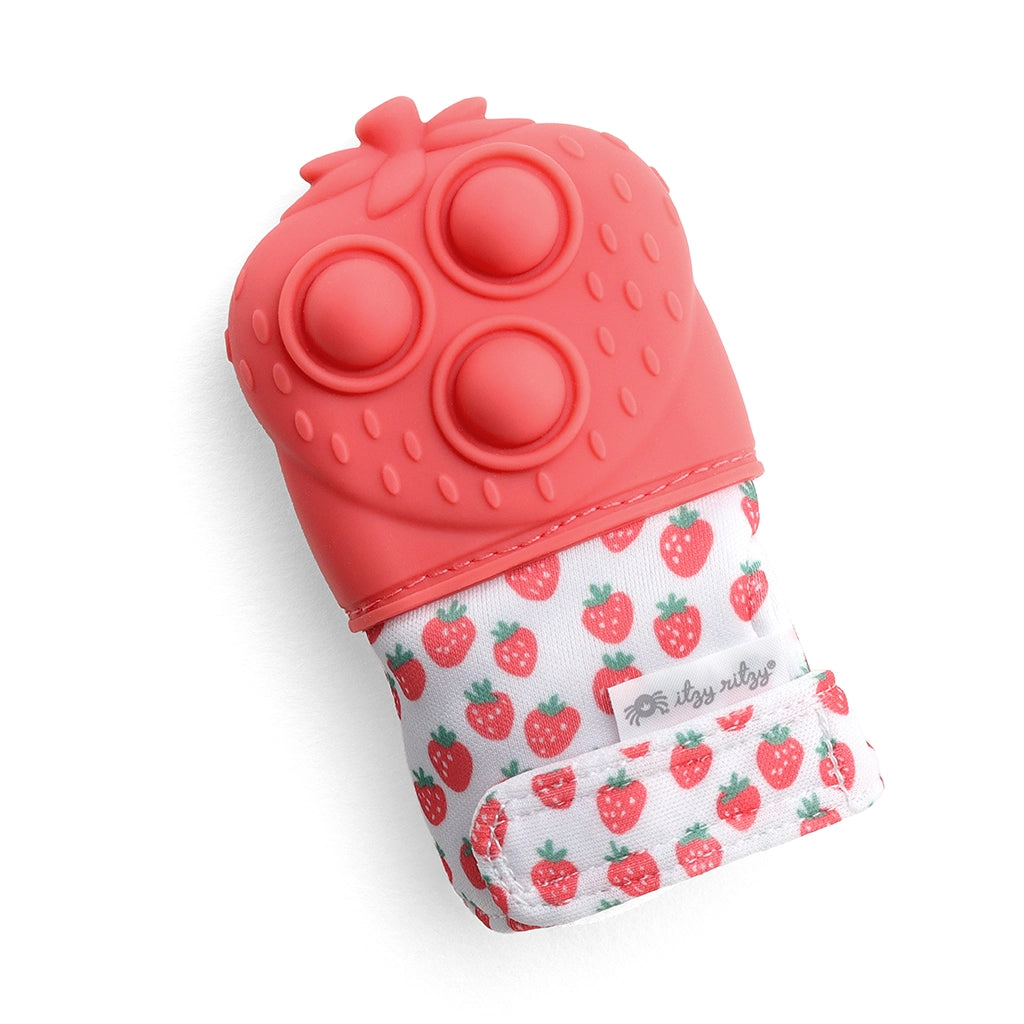 Teething Mitts- Strawberry or Carrot - Itzy Ritzy
