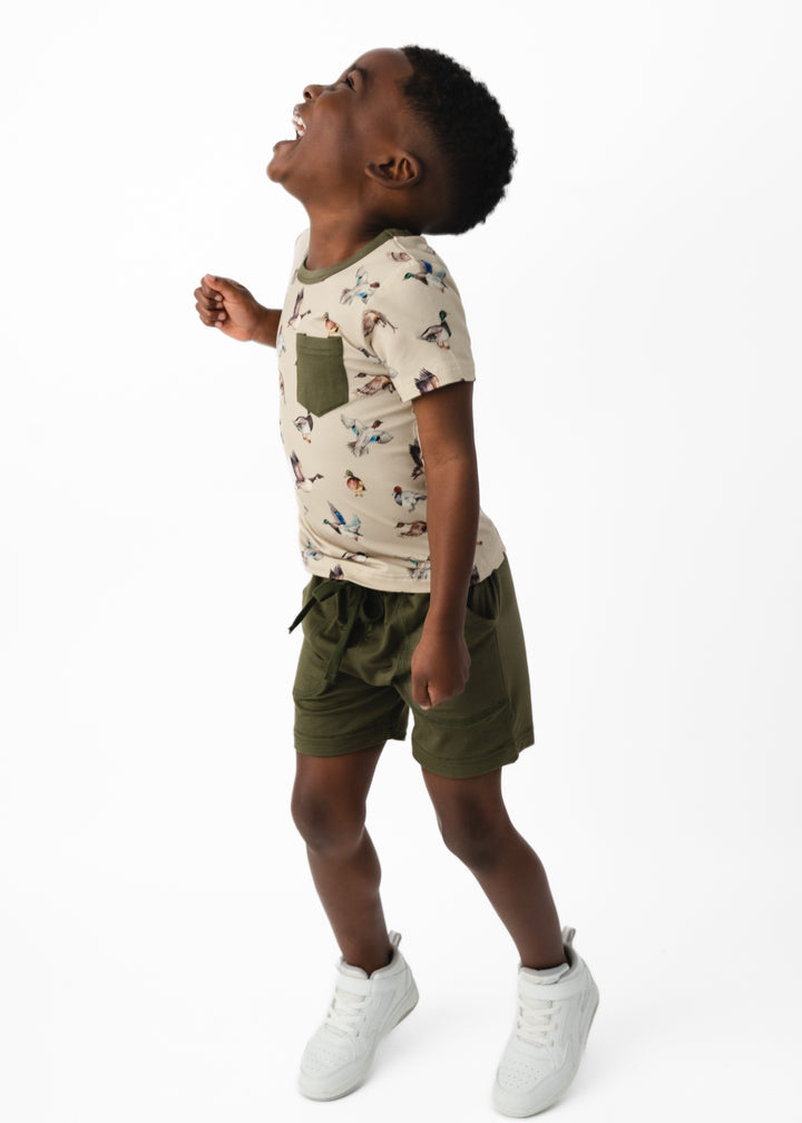 Duck Duck Goose Pocket Tee & Short Sets