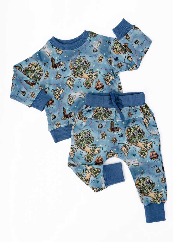 Neverland Map Jogger Set