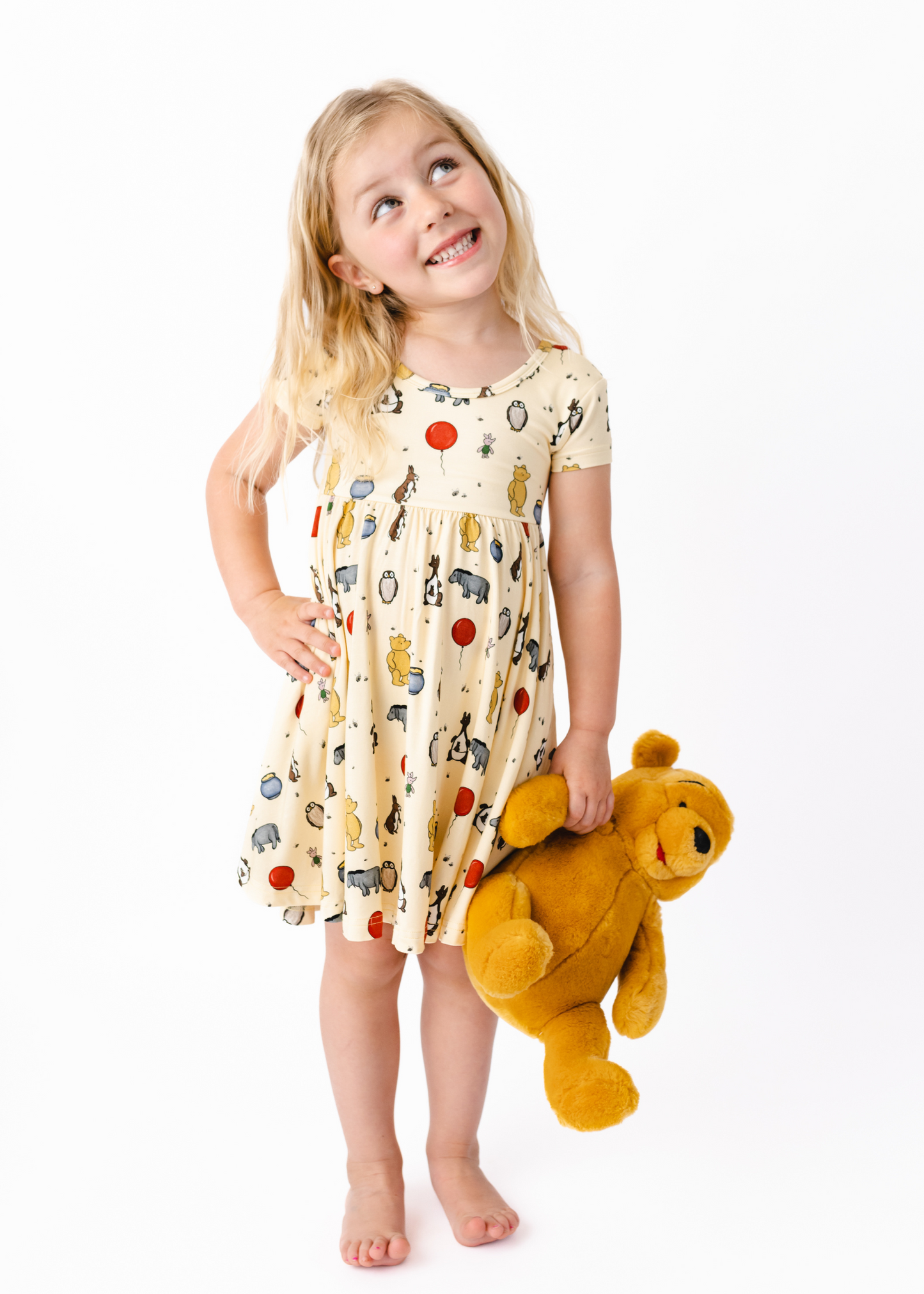 Twirl Dress in Silly Ole Bear
