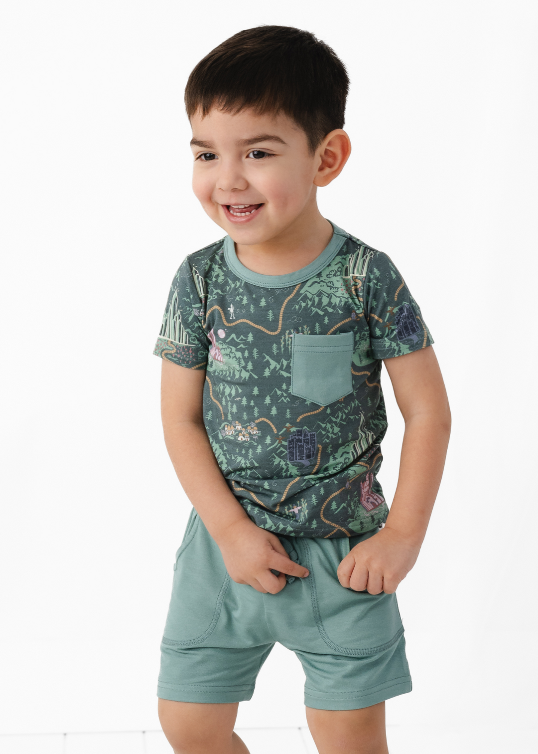 Emerald City Pocket Tee & Short Sets