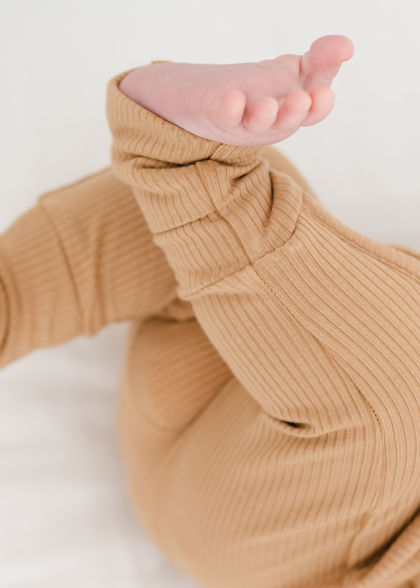Caramel Ribbed Bamboo Sleeper