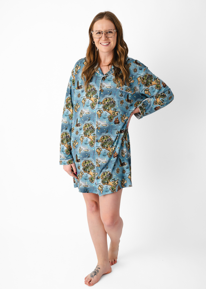 Neverland Women's Long Sleeve Nightgown