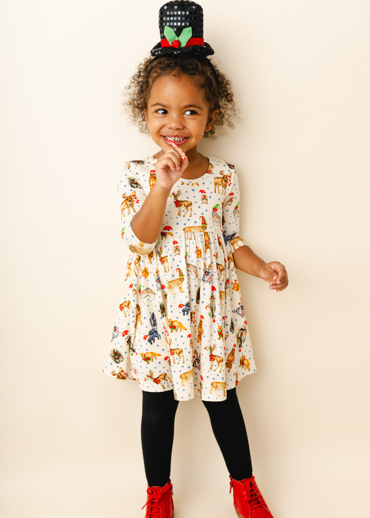Festive Friends Twirl Dress