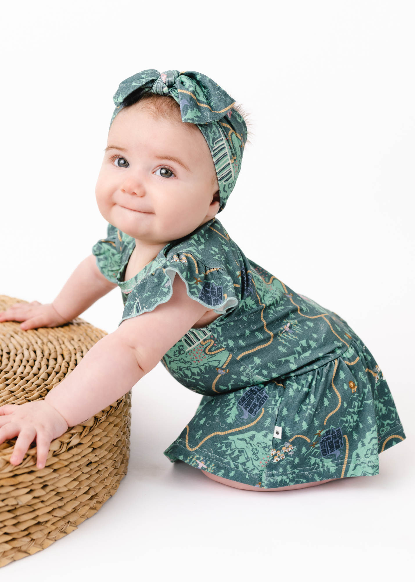 Emerald City Baby Flutter Dress
