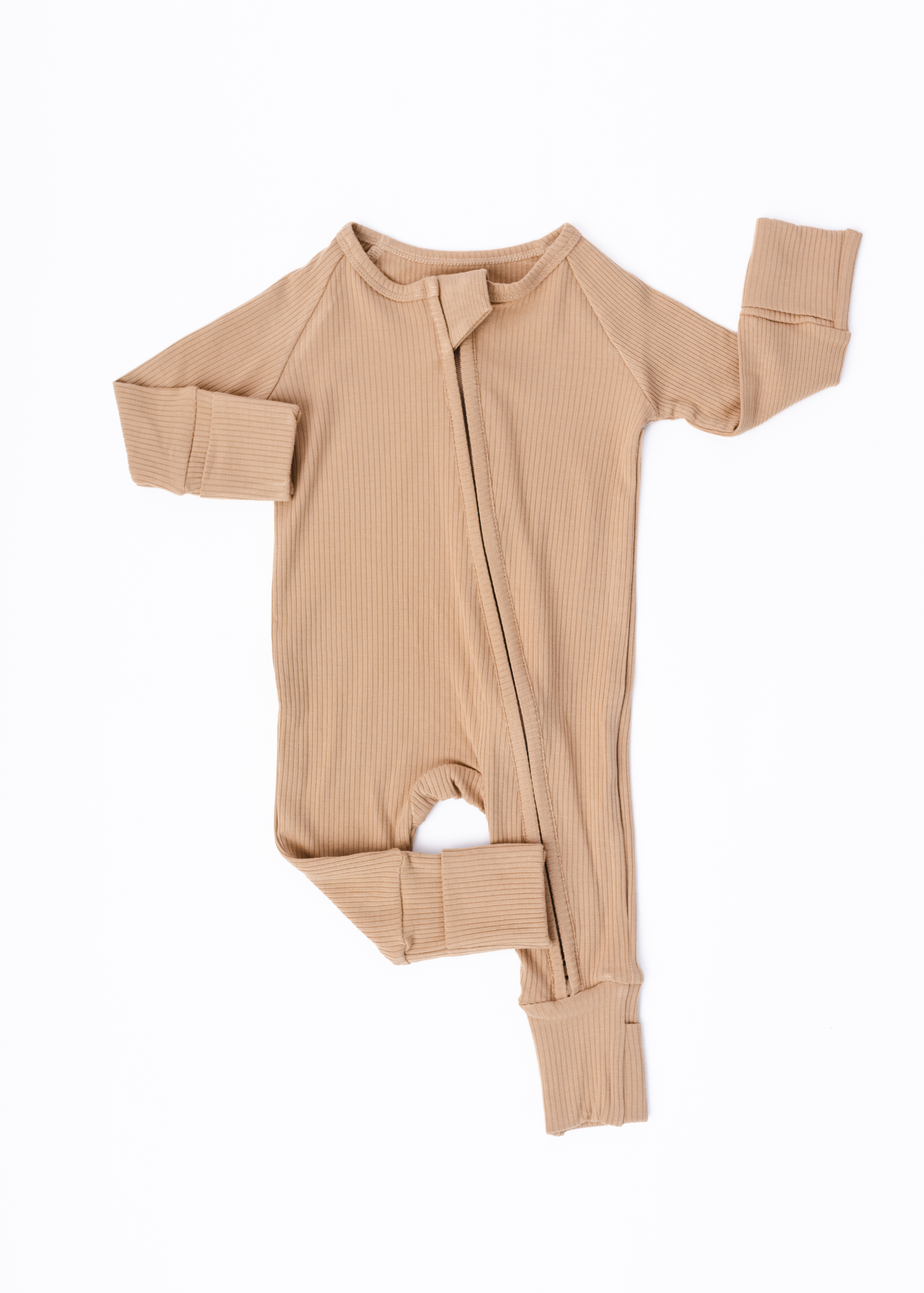 Caramel Ribbed Bamboo Sleeper