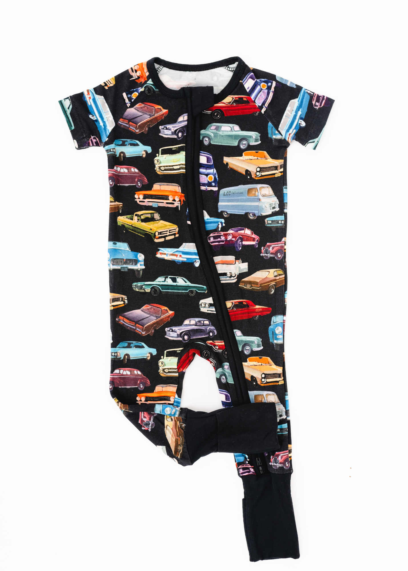 Vintage Cars Short Sleeve Bamboo Sleeper
