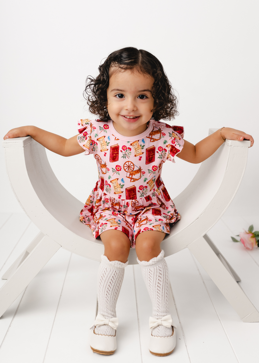 Sleeping Beauty Bamboo Baby Flutter Dress