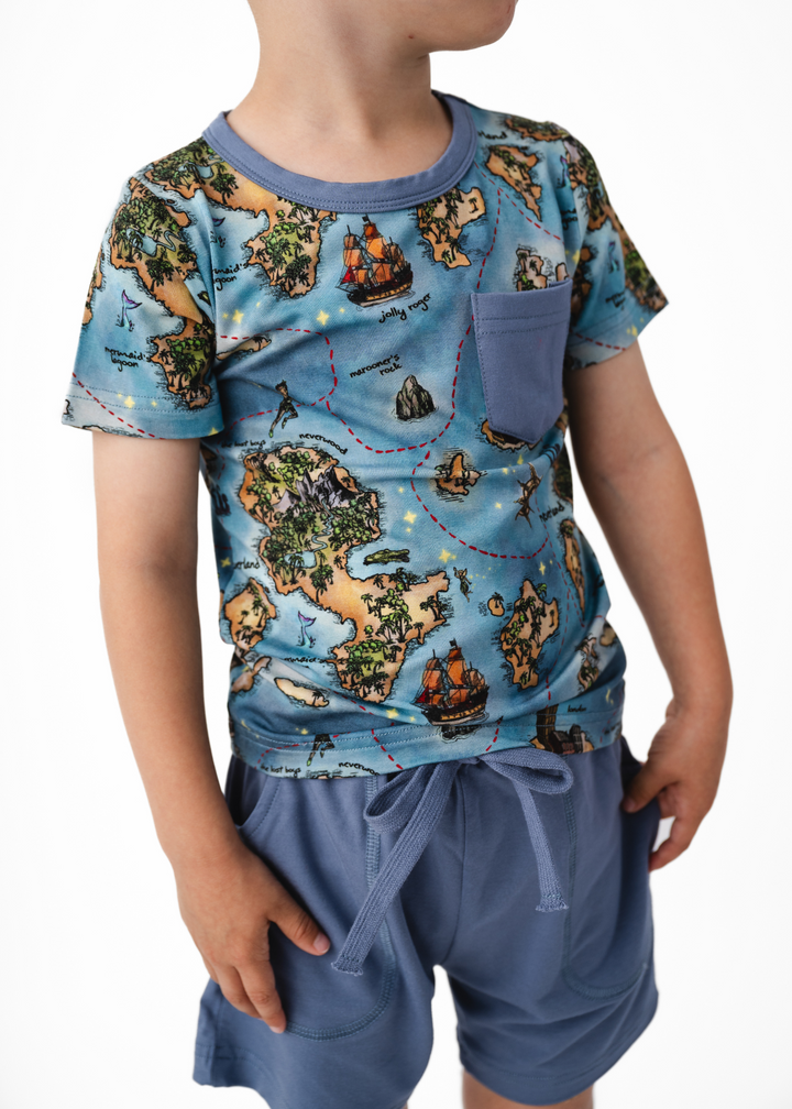 Neverland Pocket Tee & Short Sets