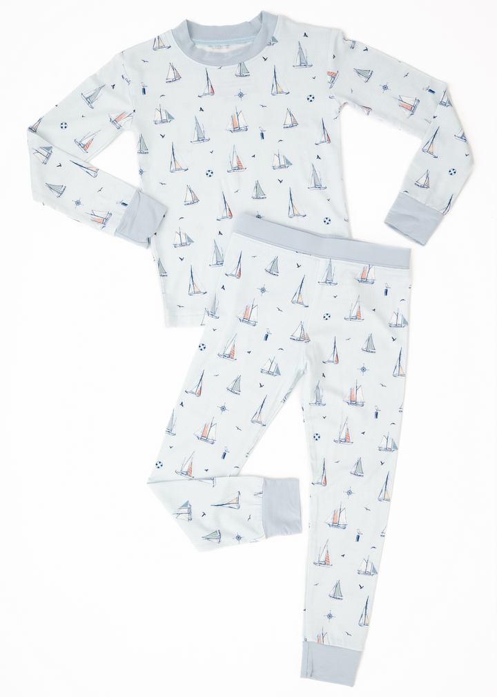 Sailboats Pajama Set