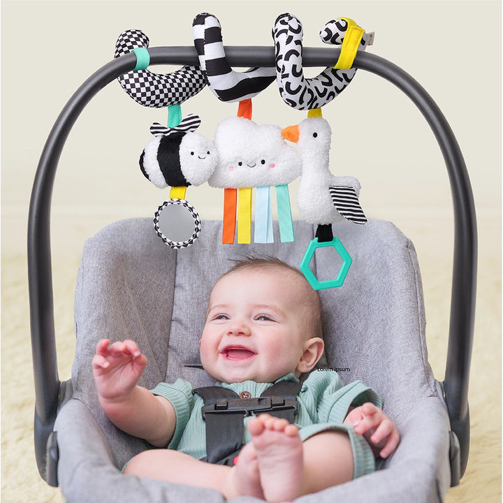 Spiral High Contrast Car Toy- Itzy Ritzy