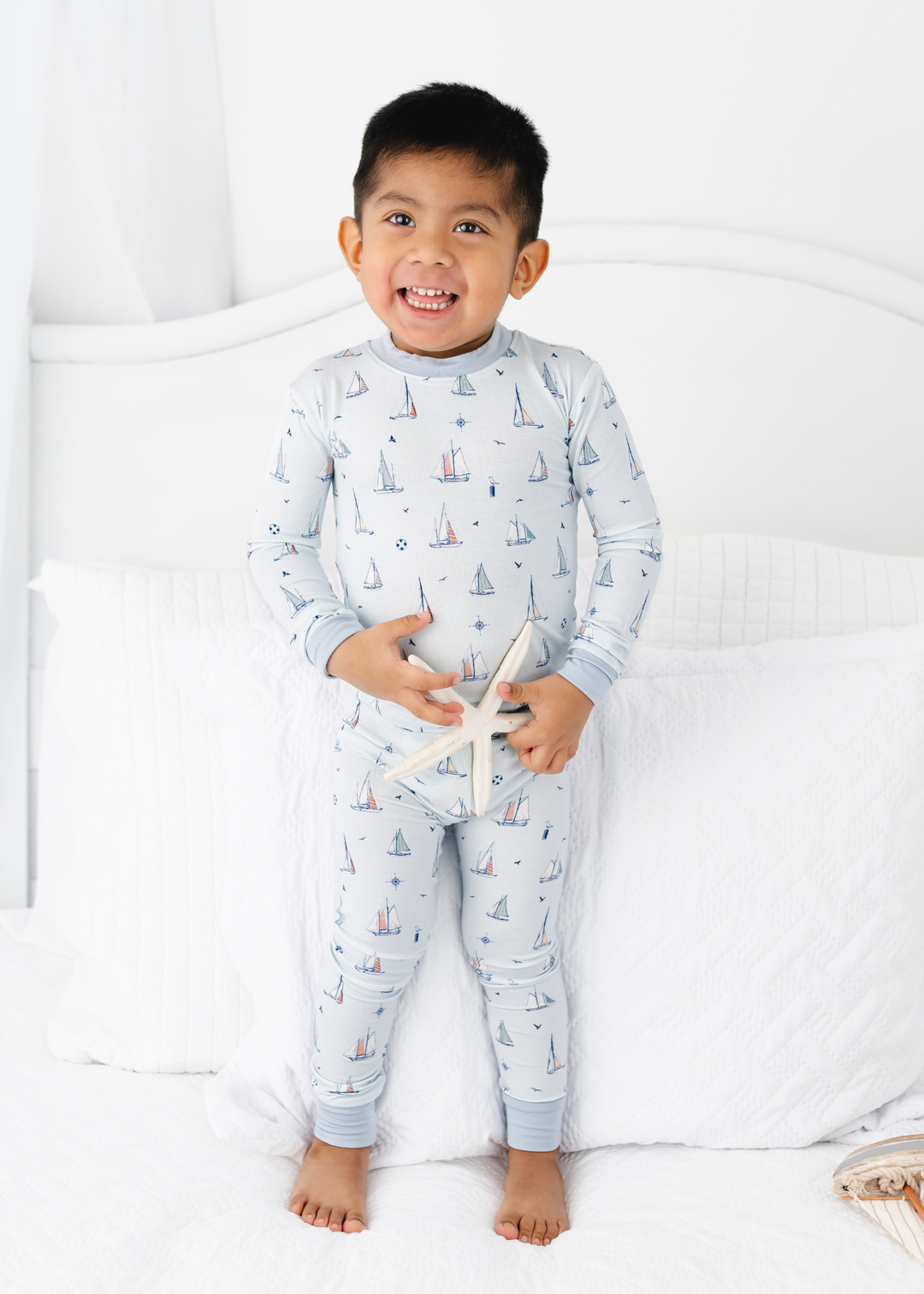 Sailboats Pajama Set